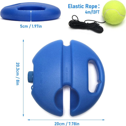 SwingBack Pro Solo Tennis Trainer — Rebound Ball Set & Weighted Base